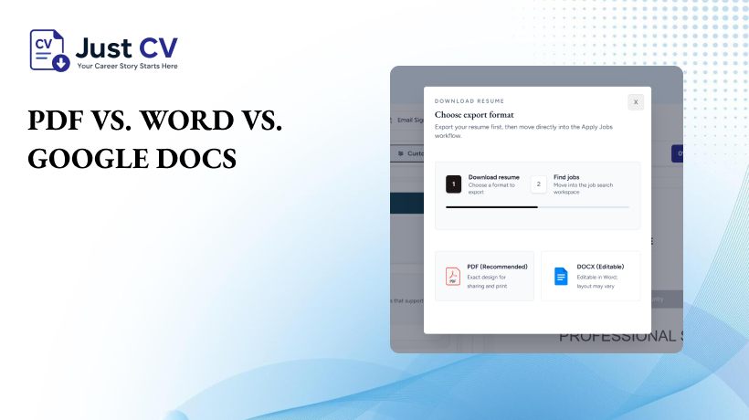 PDF vs. Word vs. Google Docs