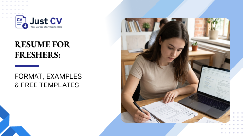 Resume for Freshers Format, Examples & Free Templates