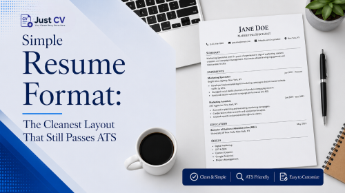 Simple Resume Format The Cleanest Layout That Still Passes ATS