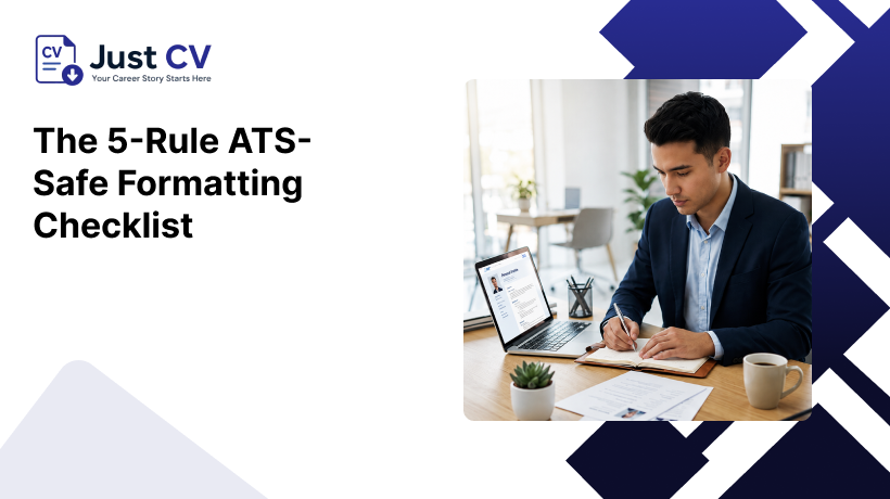The 5-Rule ATS-Safe Formatting Checklist
