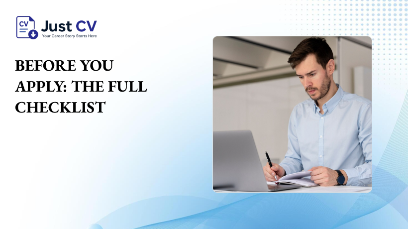 before you apply the full checklist