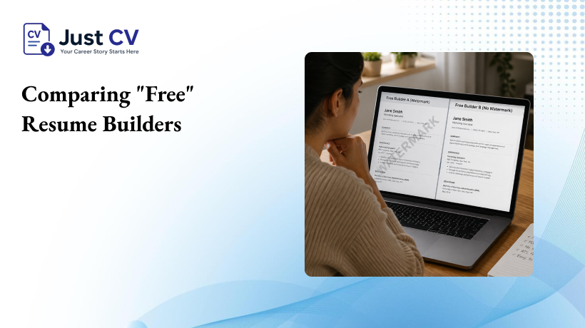 comparing free resume builders