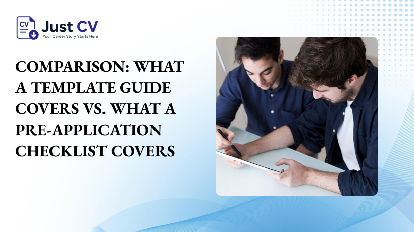Comparison_ What a Template Guide Covers vs. what a pre application checklist covers