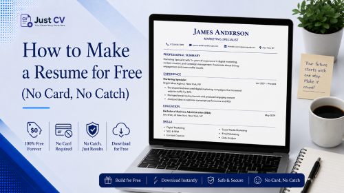 How to Make a Resume for Free (No Card, No Catch)