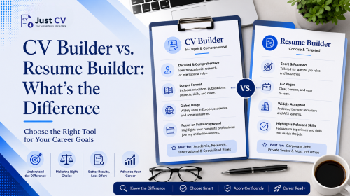 CV Builder vs. Resume Builder: What’s the Difference