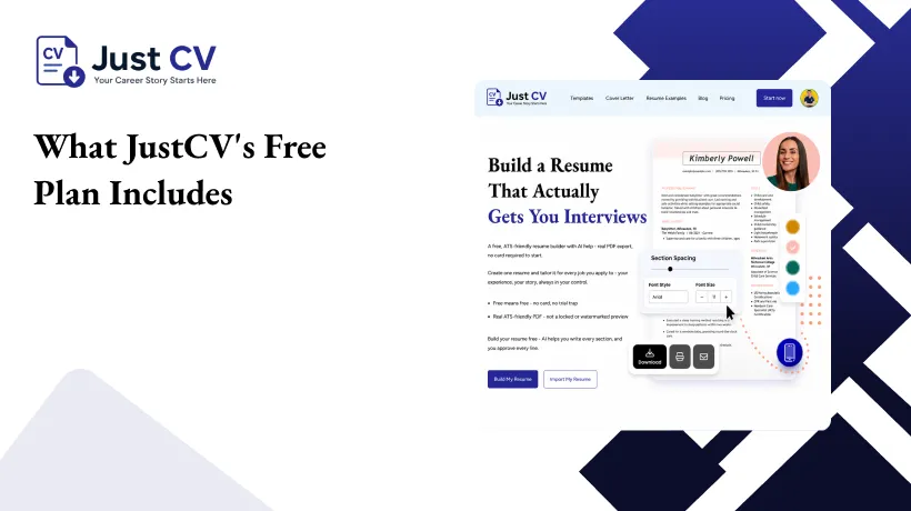 checklist for choosing a genuinely free CV maker